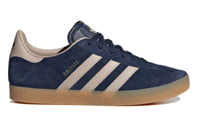 Pre-owned Adidas Originals Adidas Gazelle Night Indigo Taupe (gs) In Night Indigo/wonder Taupe/gum