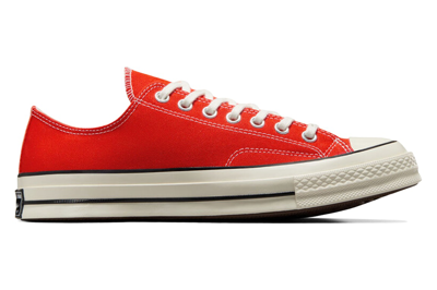 Pre-owned Converse Chuck Taylor All Star 70 Ox Seasonal Color Fever Dream Red In Fever Dream/egret/black
