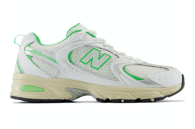 Pre-owned New Balance 530 White Palm Leaf In White/palm Leaf