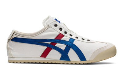 Pre-owned Onitsuka Tiger Mexico 66 Slip-on White Blue Red In White/blue/red