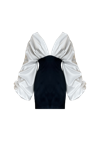 Gigii's Libre Luxus Dress Spider In Black-white
