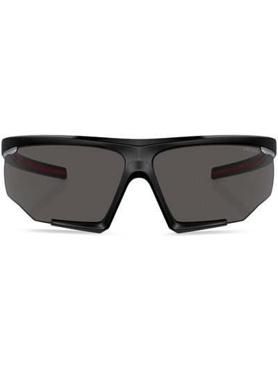 Prada Black Impavid Shield Sunglasses