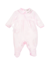Monnalisa Playsuit With Tulle Details In Dusty Pink Rose