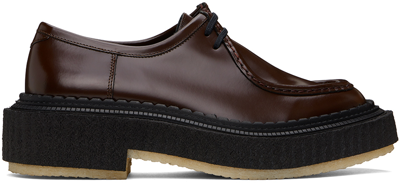 Adieu Brown Type 153 Derbys In Dark Brown Expresso