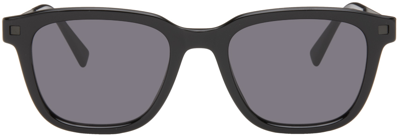 Mykita Black Holm Sunglasses In C2 Black/black
