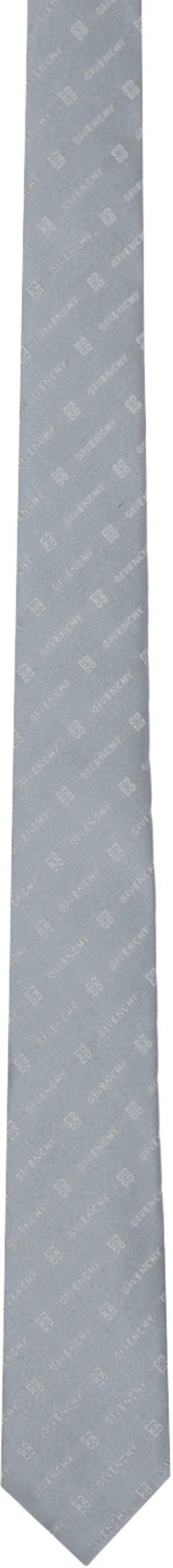 Givenchy Gray 4g Tie In Grey