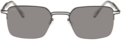 Mykita Black Alcott Sunglasses In Gray