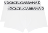 DOLCE & GABBANA TWO-PACK WHITE BOXERS