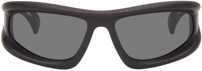 032c Black Mykita Edition Marfa Sunglasses In 354 Pitch Black