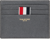 Thom Browne Gray Crab Appliqué Card Holder In 025 Dark Grey