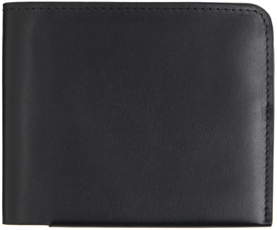 Dries Van Noten Black Leather Wallet In 900 Black