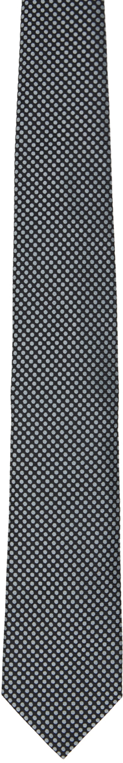 Tom Ford Gray 8cm Tie In Platinum