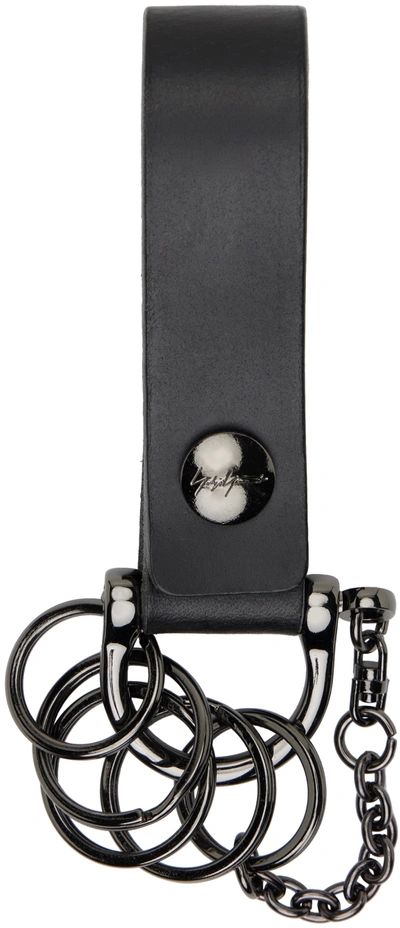 Yohji Yamamoto Black Discord Keychain In 1 Black