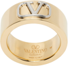 VALENTINO GARAVANI GOLD VLOGO RING