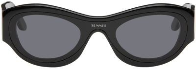 Sunnei Black Prototipo 5 Sunglasses In 001 Black