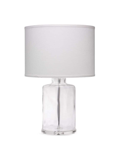 Jamie Young Co. Napa Hammered Glass Table Lamp In White