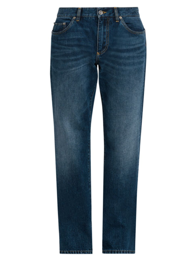 Dolce & Gabbana Men's Five-pocket Straight-leg Jeans In Variante Abbinata