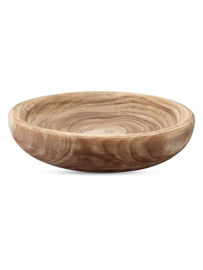 Jamie Young Co. Laurel Small Wooden Bowl In Brown