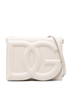Dolce & Gabbana Tracolla Logo Piccola In Nude & Neutrals
