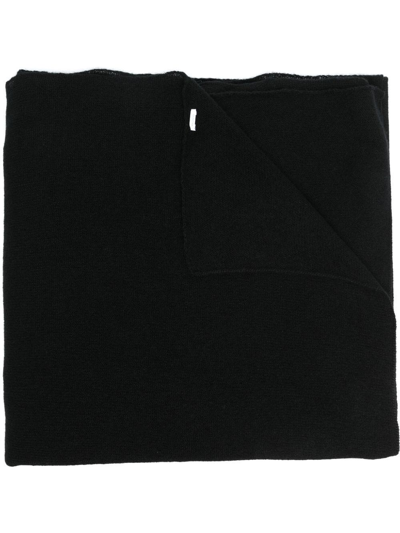 Malo Long Cashmere Scarf In Black