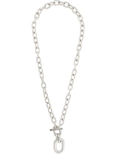 Rabanne Necklace With Pendant In Metallic