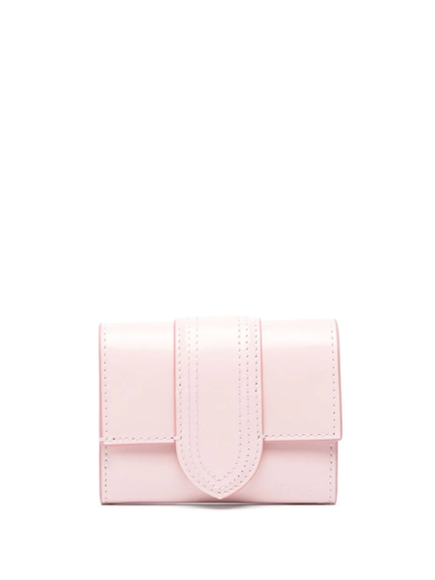 Jacquemus Le Compact Bambino Leather Wallet In Pastel