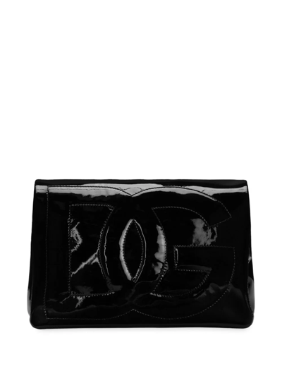 Dolce & Gabbana Soft Dg Logo Bag Crossbody Bag In Black