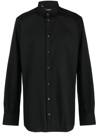Dolce & Gabbana Black Essential Cotton Shirt In Black