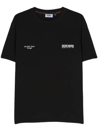 Gcds Loose T-shirt In Black