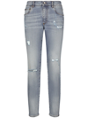 DOLCE & GABBANA SLIM JEANS WITH PATCH