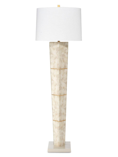 Jamie Young Co. Spectacle Floor Lamp In Grey White