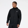 New Balance Athletics Woven Nylon Hooded Jacket In Black