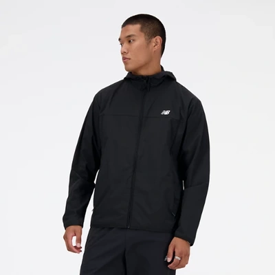 New Balance Men's Athletics Woven Jacket In Black