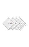 Tiffany & Co Set-of-four Wisteria Embroidered-linen Napkins In Multi