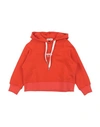 VICOLO VICOLO TODDLER GIRL SWEATSHIRT ORANGE SIZE 6 COTTON, ELASTANE