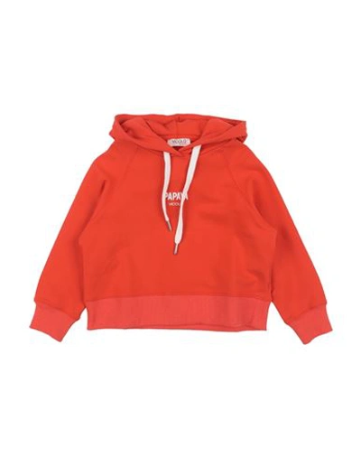 Vicolo Babies'  Toddler Girl Sweatshirt Orange Size 6 Cotton, Elastane