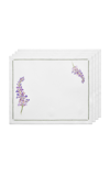 Tiffany & Co Set-of-four Wisteria Embroidered-linen Placemats In Multi