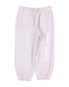 Palm Angels Toddler Girl Pants Lilac Size 6 Cotton In Purple