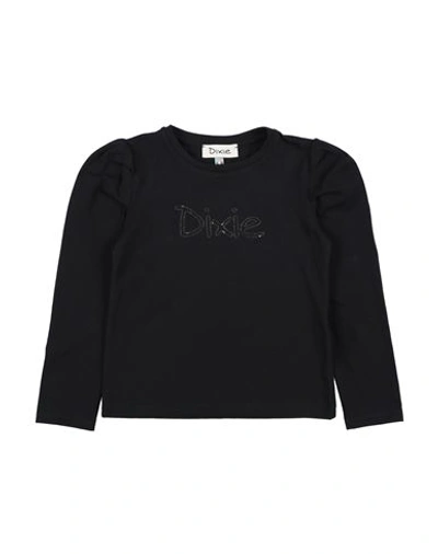 Dixie Babies'  Toddler Girl T-shirt Black Size 6 Cotton, Elastane