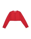 Dolce & Gabbana Babies'  Toddler Girl Wrap Cardigans Red Size 7 Cotton
