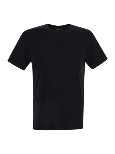 Apc Cotton T-shirt In Black