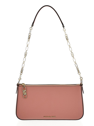 Michael Michael Kors Empire Leather Shoulder Bag In Pink