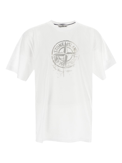 Stone Island T-shirts And Polos In White