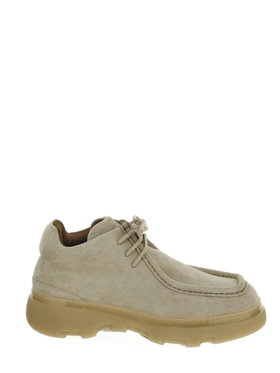 Burberry Lace-up Shoe In Beige