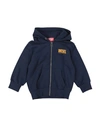 Diesel Toddler Boy Sweatshirt Navy Blue Size 6 Cotton, Elastane In Navy Blue
