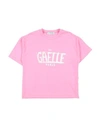 Gaelle Paris Gaëlle Paris Toddler Girl T-shirt Pink Size 6 Cotton, Elastane In Pink
