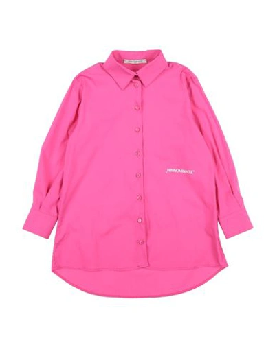 Hinnominate Babies'  Toddler Girl Shirt Fuchsia Size 6 Cotton, Nylon, Elastane In Pink