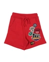 Dsquared2 Babies'  Toddler Boy Shorts & Bermuda Shorts Red Size 6 Cotton, Elastane, Polyester