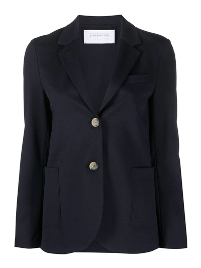 Harris Wharf London Buttoned Blazer With Pockets In Negro