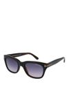 Tom Ford Snowdon Grey Gradient Square Mens Sunglasses Ft0237 05b 52 In Negro